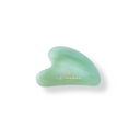 Packshot Gua Sha en Aventurine Verte Lili Margo — accessoire massage visage
